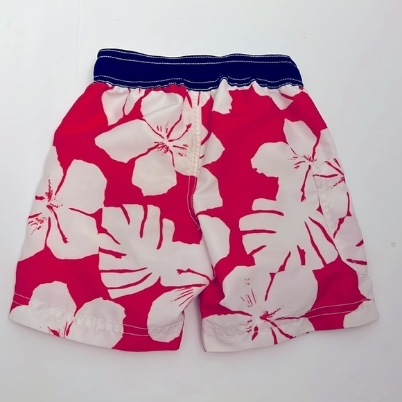 Hanna Anderson Little Boys Swim Trunks Hawaiian Print Size 80 NWOT 18/24 m - Picture 4 of 9